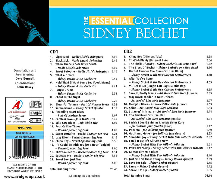 The Essential Collection - Sidney Bechet  [Audio CD]