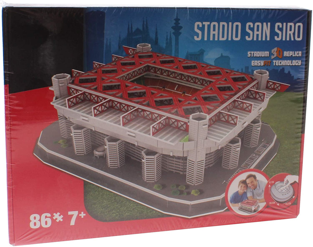 KARACTERMANIA Estadio de Nanostad, 3D Puzzle Stadium Giuseppe Meazza Standard Milano San Siro (39452), Multicoloured