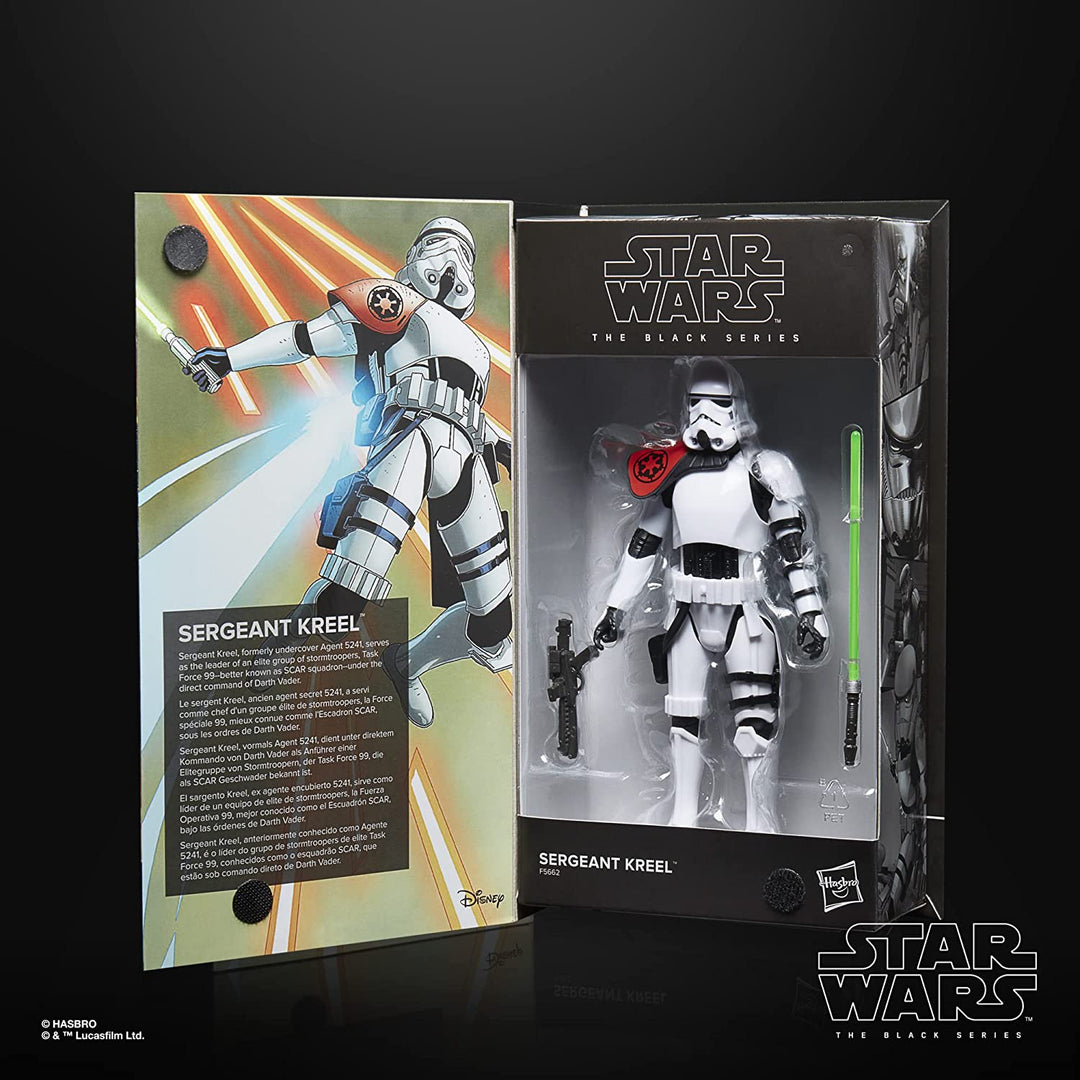 Hasbro STAR WARS - Sergent Kreel - Figurine Black series archive 15cm