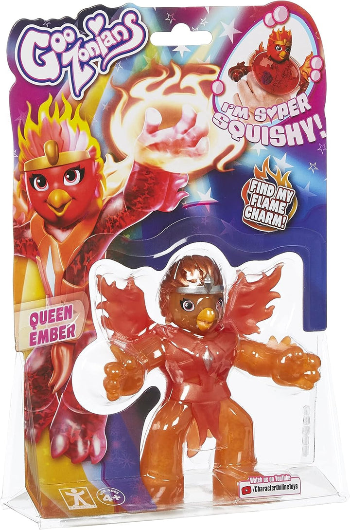 Goozonians Hero Pack Queen Ember, Stretchy, Squishy Toy for Girls