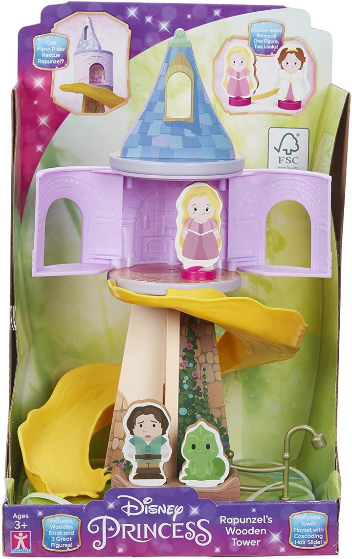 Disney Princess Wooden Rapunzel's Tower Figure Set
