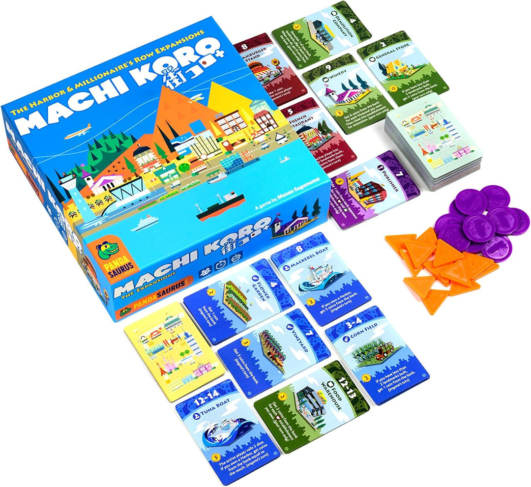 Pandasaurus PAN201905 Machi Koro 5. Jubiläumserweiterungen, gemischte Farben