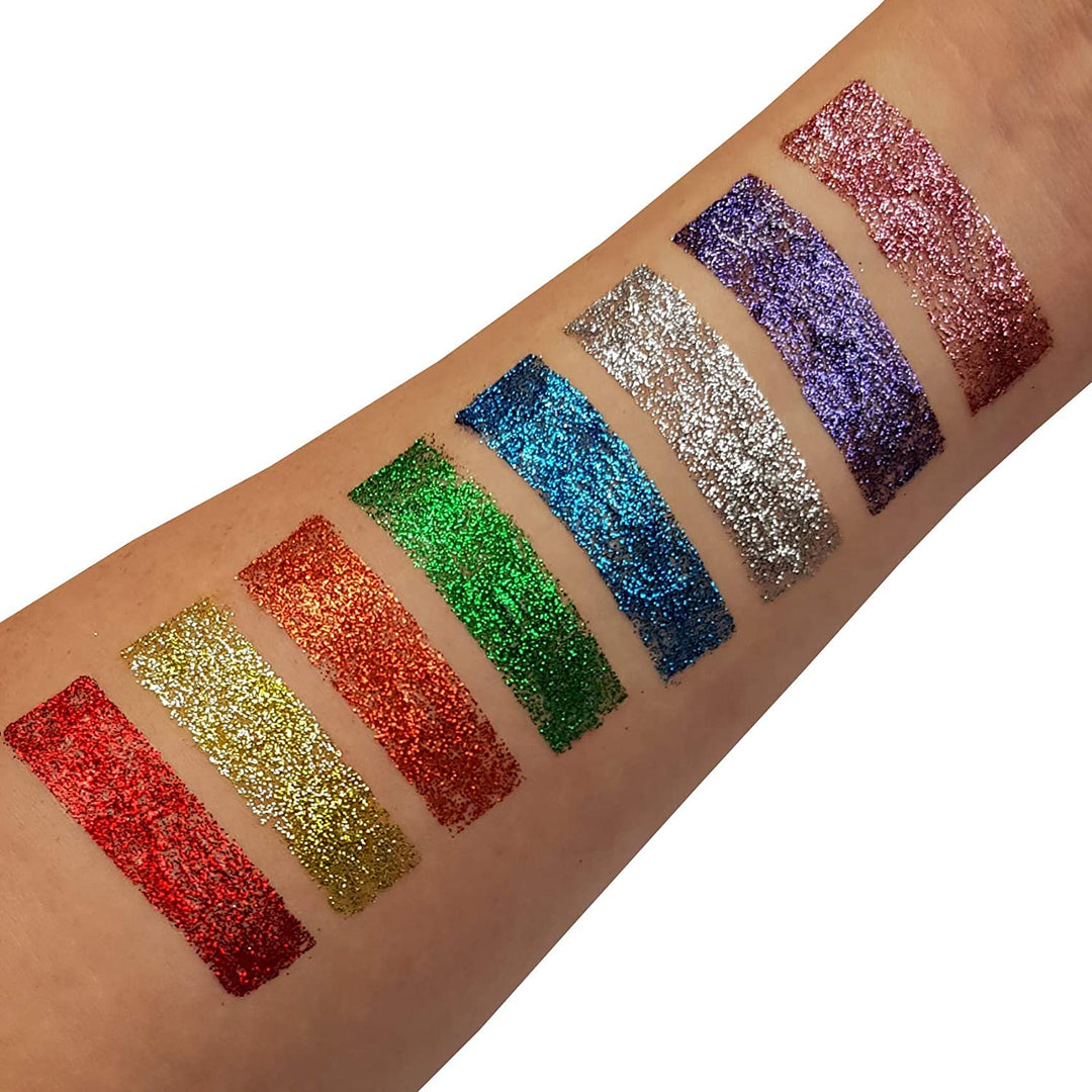 Classic Fine Face & Body Glitter Gel by Moon Glitter - Pink - Cosmetic Festival Glitter Face Paint for Face, Body, Hair, Nails - 12ml