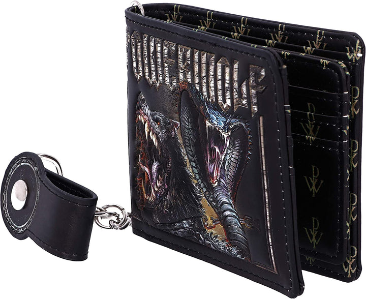 Nemesis Now Officially Licensed Powerwolf Kiss of The Cobra King Embossed Wallet, Black, 11cm