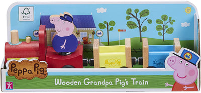Peppa Pig 07210 Wooden Grandpa Pigs Train