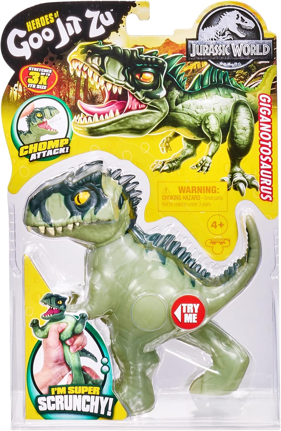 HEROES OF GOO JIT ZU JURASSIC WORLD SINGLE PACK - GIGANTOSAURUS