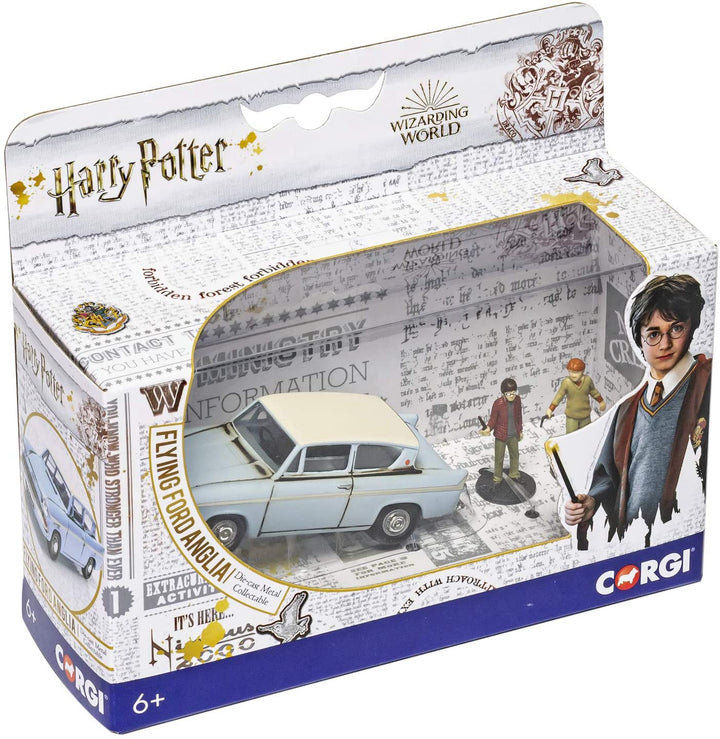 Corgi CC99725 Harry Potter Mr Wesley's Enchanted Ford Anglia with Harry and Ron Figures