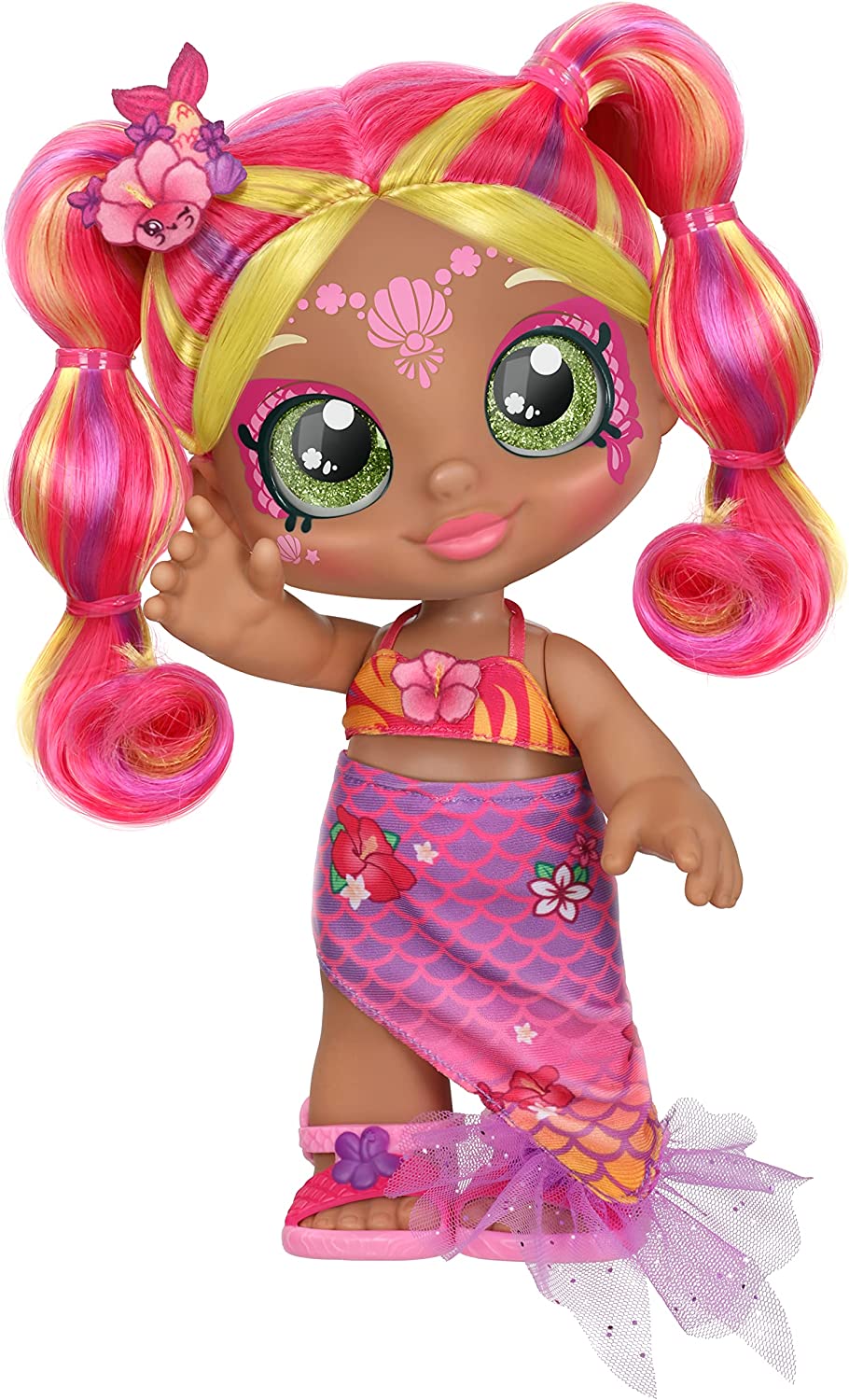 Kindi Kids Dress Up Magic Tropicarla Mermaid Face Paint Doll