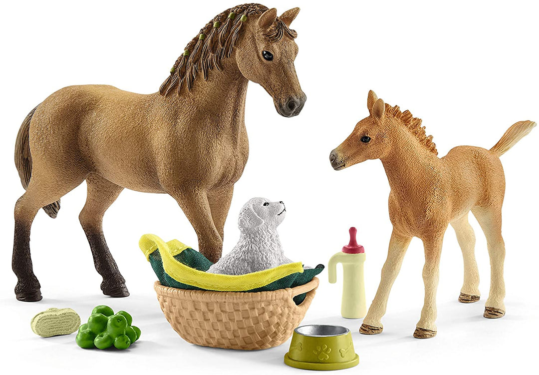 Schleich 42432 Horse Club Sarah’s Baby Animal Care
