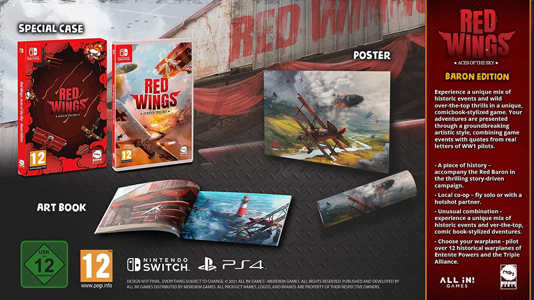Red Wings Aces of the Sky Baron Edition (Nintendo Switch)