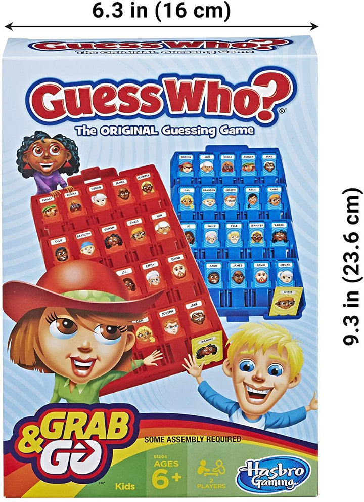Hasbro Gaming Guess Who? Grab and Go Game - Yachew