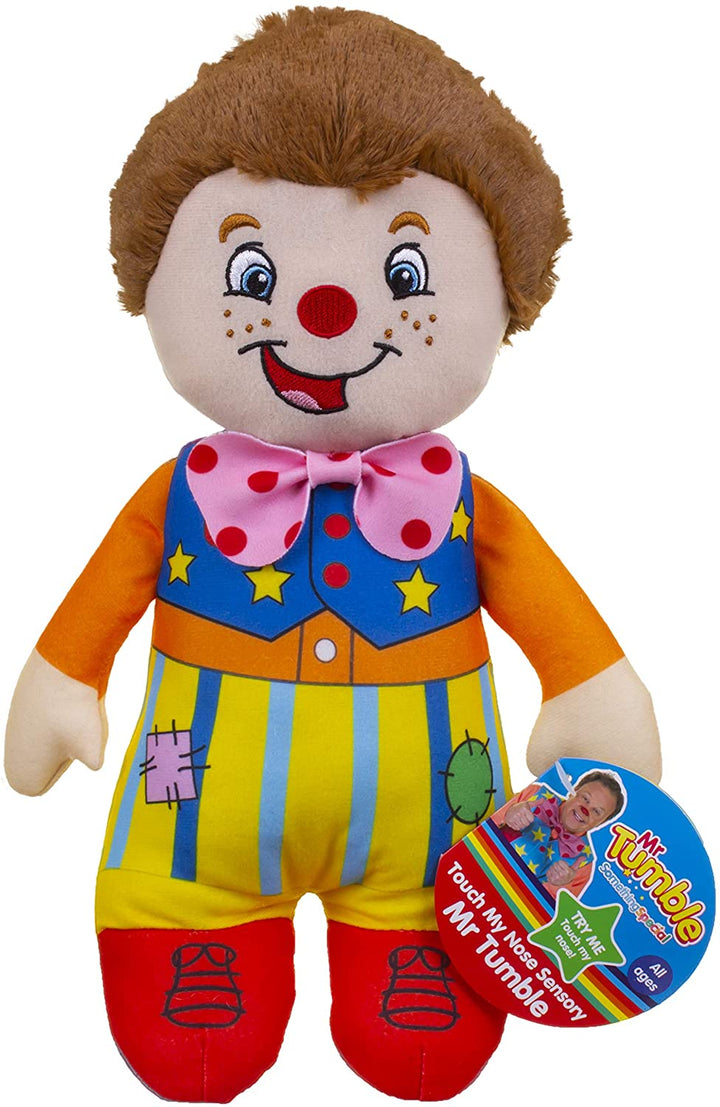 Touch My Nose Sensory Mr Tumble Soft Toy, Cbeebies, Something Special, Light Up