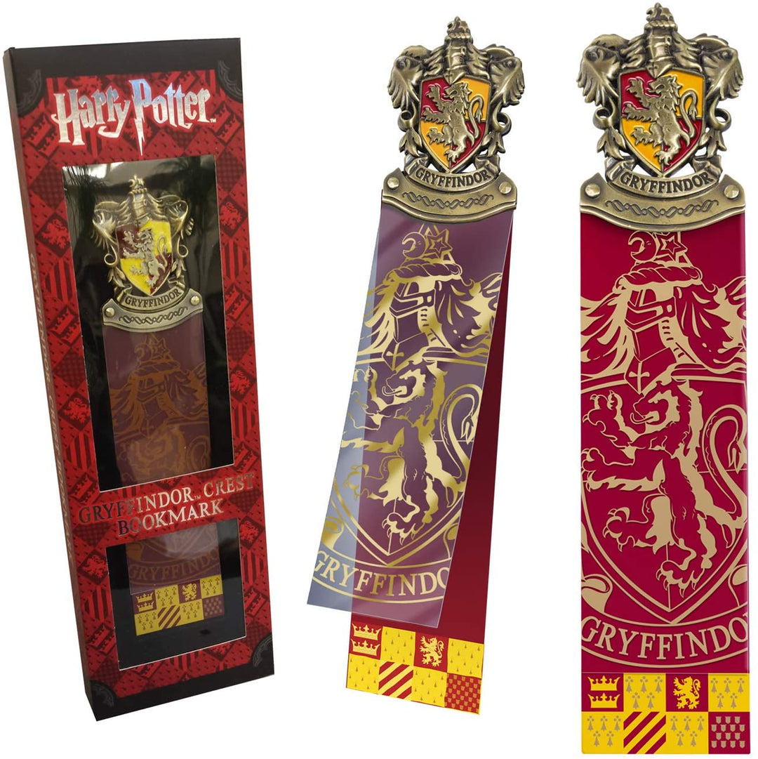 The Noble Collection Harry Potter Gryffindor Crest Bookmark 10in (25cm) Hand enamelled Hogwarts Bookmark