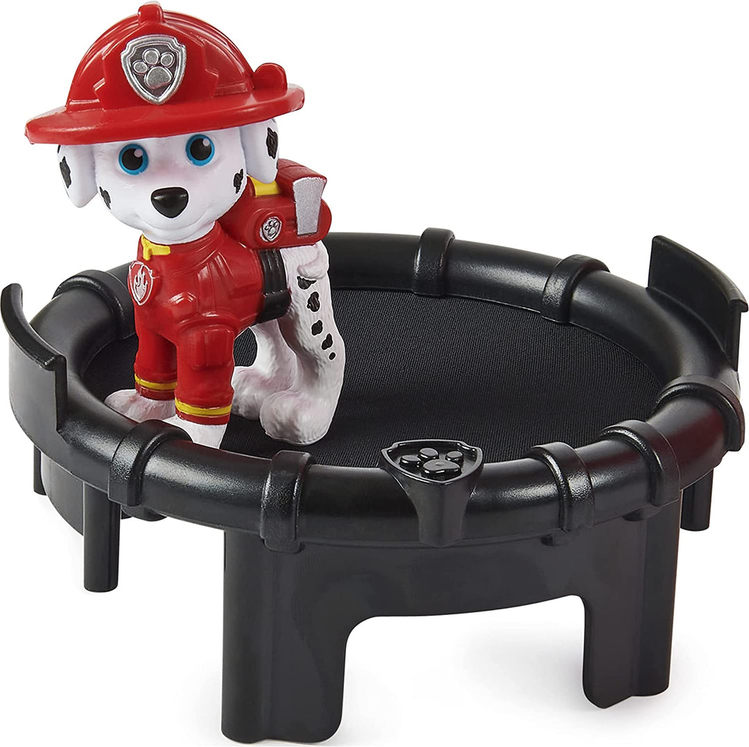 PAW Patrol Marshall’s Transforming Movie City Fire Truck with Extending Ladder, Lights and Sounds and Collectible Action Figure, Kids’ Toys for Ages 3 and up