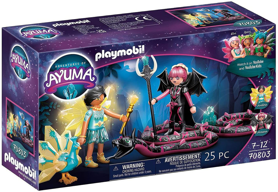 Playmobil Adventures of Ayuma 70803 Crystal Fairy and Bat Fairy with Soul Animal, For ages 7+