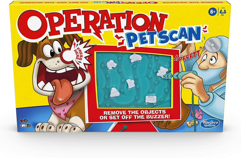 Operation Pet Scan Board Game for 2 or More Players, Kids Ages 6 and Up