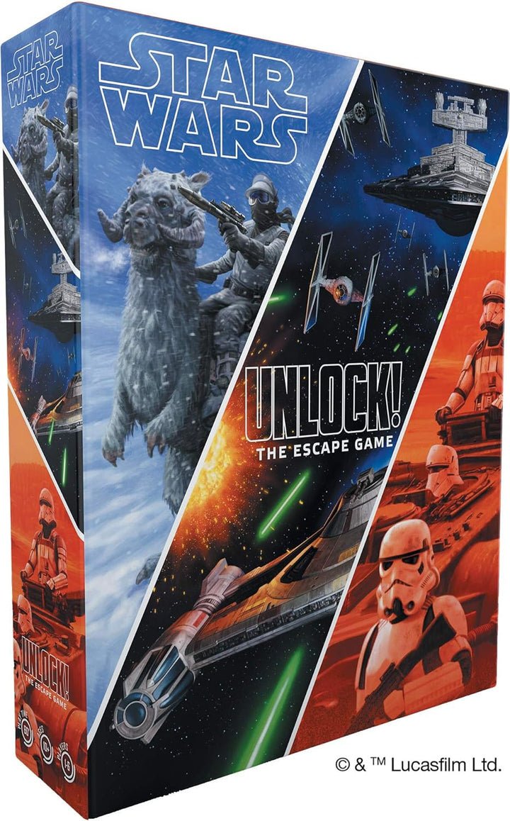 Asmodee | Unlock! Star Wars The Escape Game | Board Game | Ages 10+ | 1-6 Players
