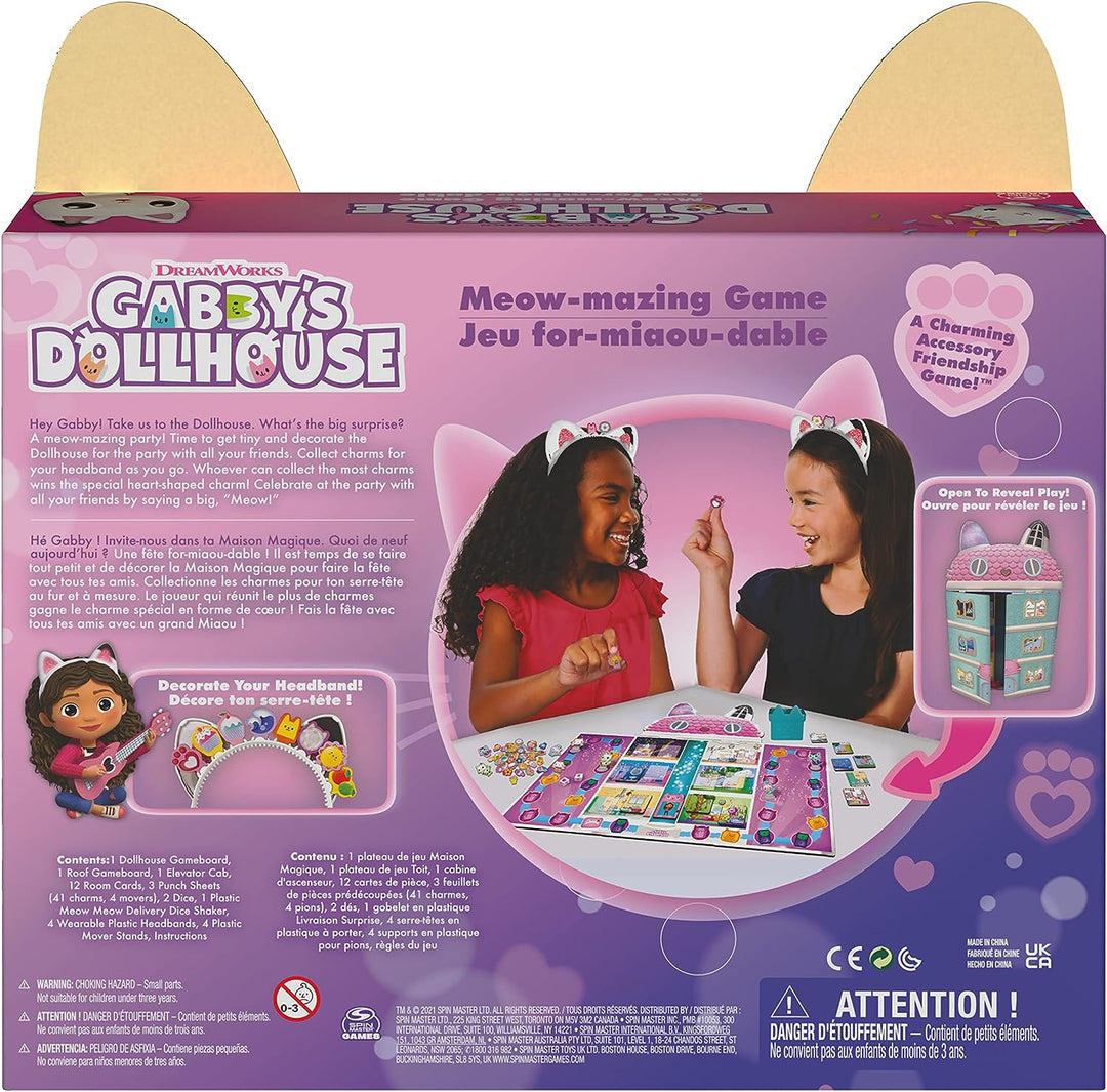 Gabby's Dollhouse, verblüffendes Brettspiel basierend auf der DreamWorks Netflix Show mit