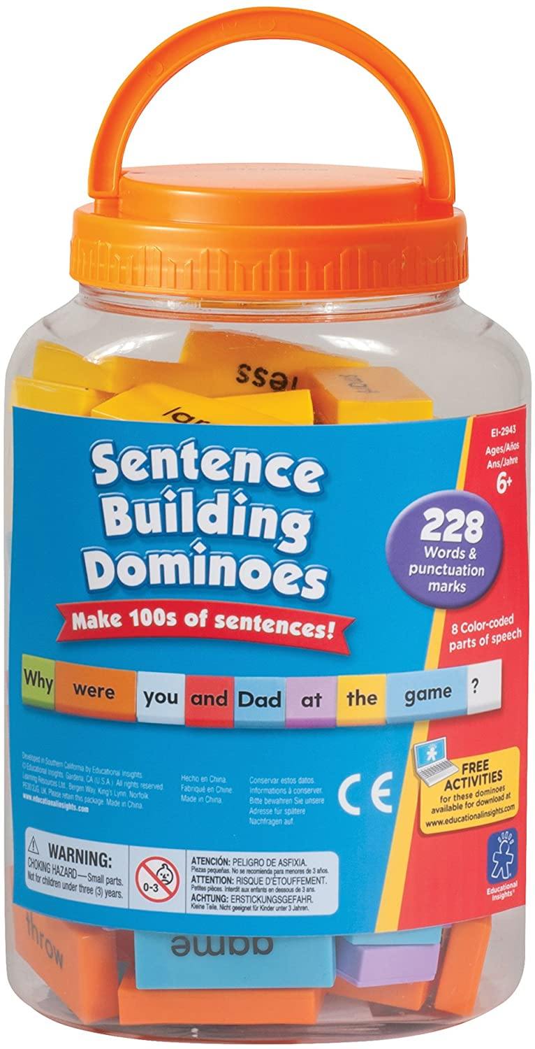 Learning Resources Sentence Building Dominoes - Yachew