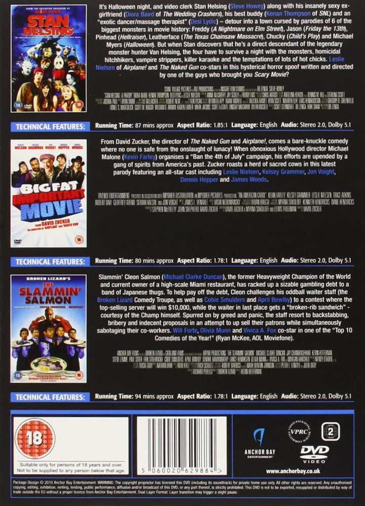 Comedy Collection (Stan Helsing/Big Fat Important Movie/Slammin' Salmon) - Comedy [dvd]