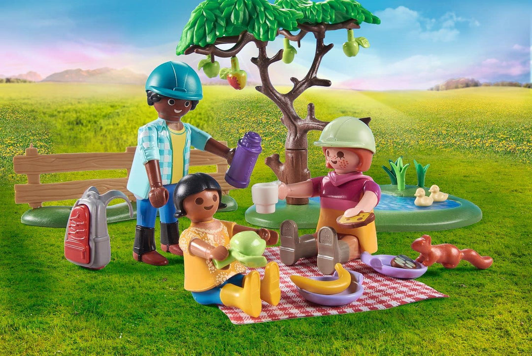 Playmobil 71239 Country Picnic Outing with Horses, pony Farm, Horse Toys, Fun Imaginative Role-Play