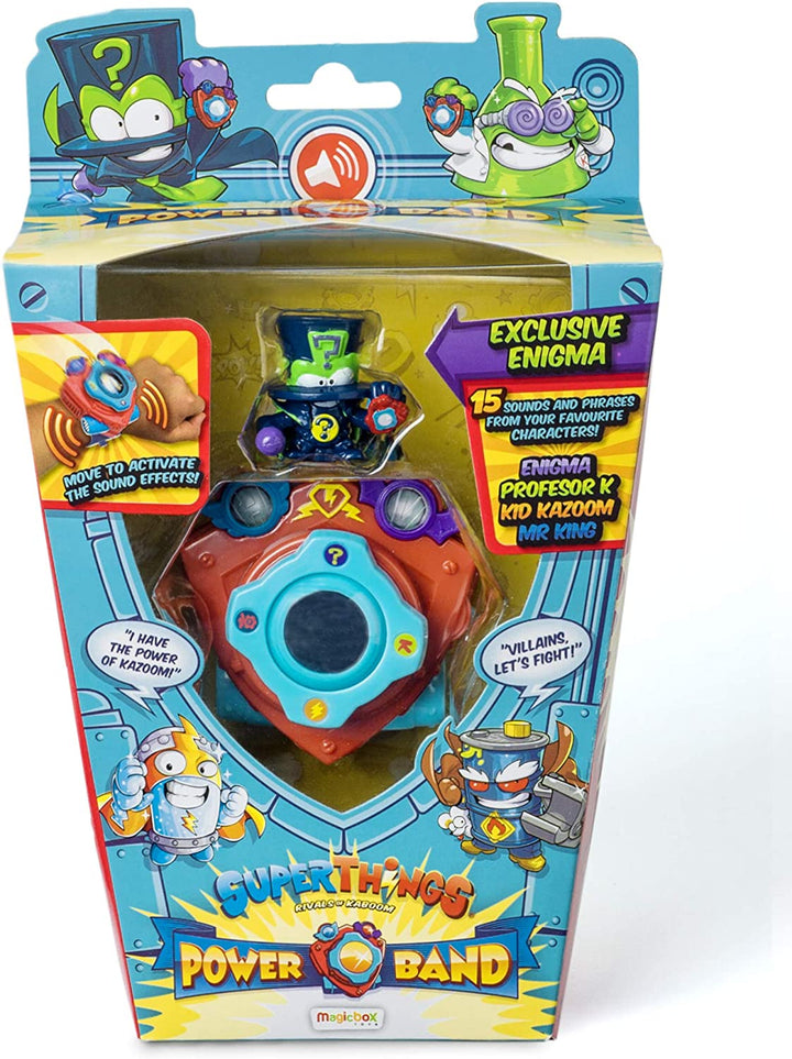 SUPERTHINGS Power Band – Includes 1 x ultra-rare figure, image and light effects
