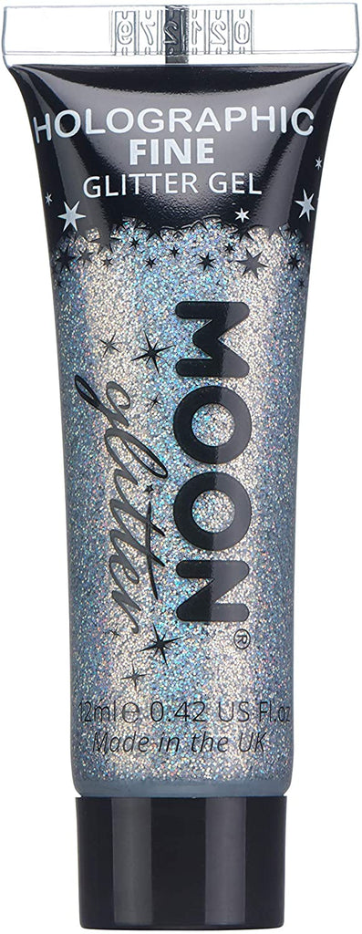 Holographic Chunky Face & Body Glitter Gel by Moon Glitter 12ml Glitter  Face Paint 