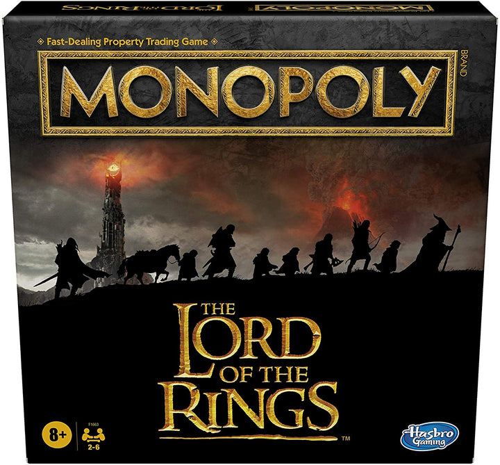 Monopoly The Lord of the Rings Edition Board Game Inspired by the Movie Trilogy