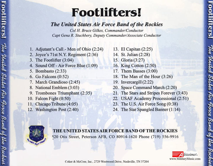 Die United States Air Force Band – Footlifters! [Audio-CD]