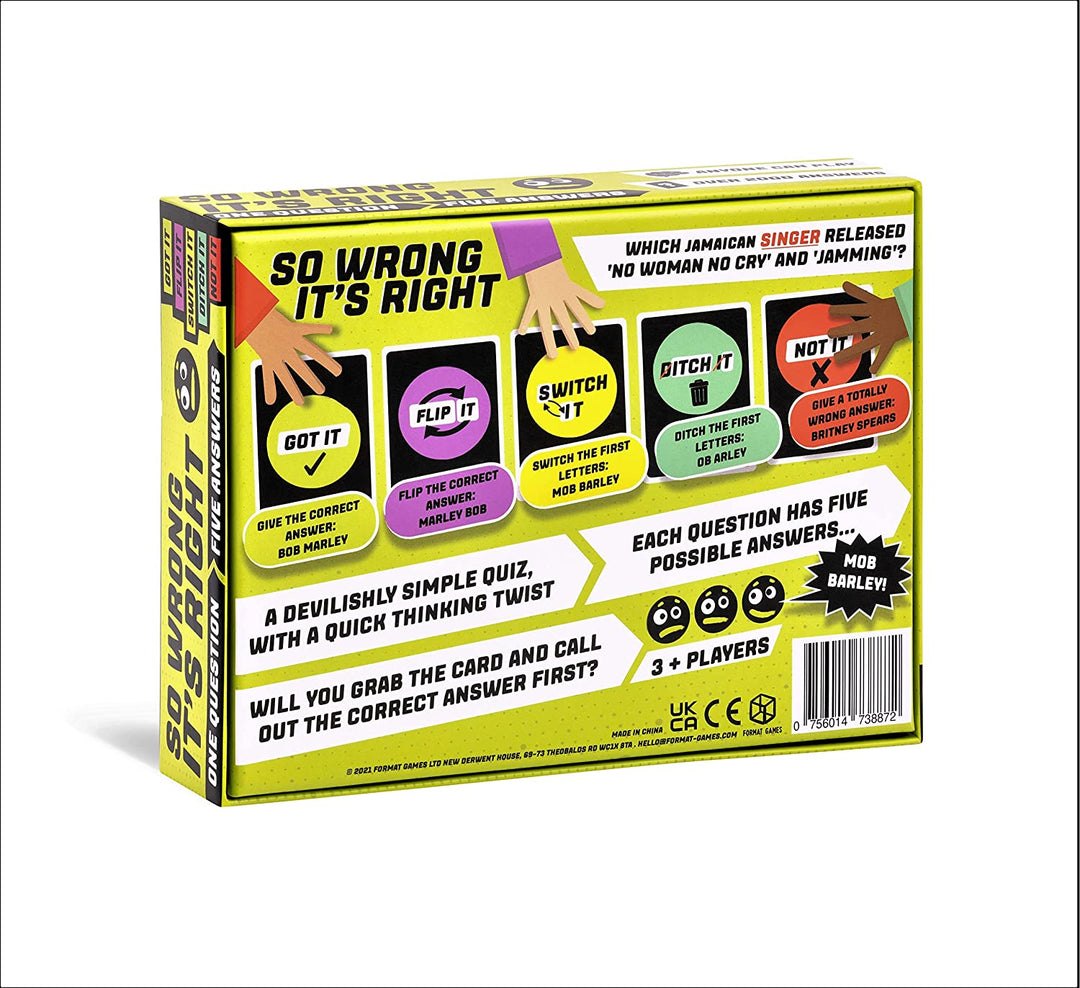 So Wrong It's Right | The Trivia Game With A Difference | Mind Melting Card Game