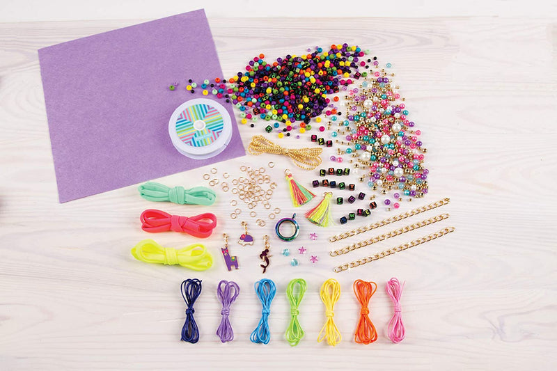 Make It Real 1515 Jewellery Making Sets for Children, Multi-Coloured