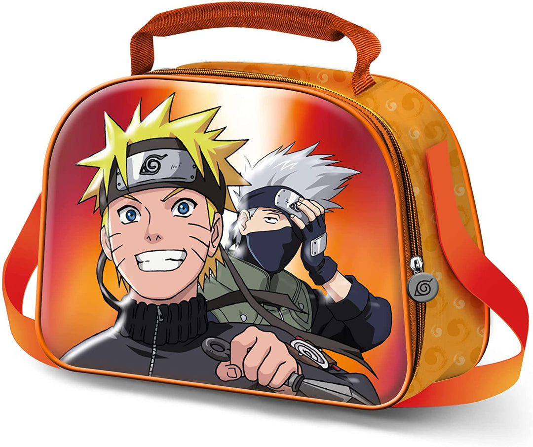 Naruto Action-3D Lunch Bag, Red