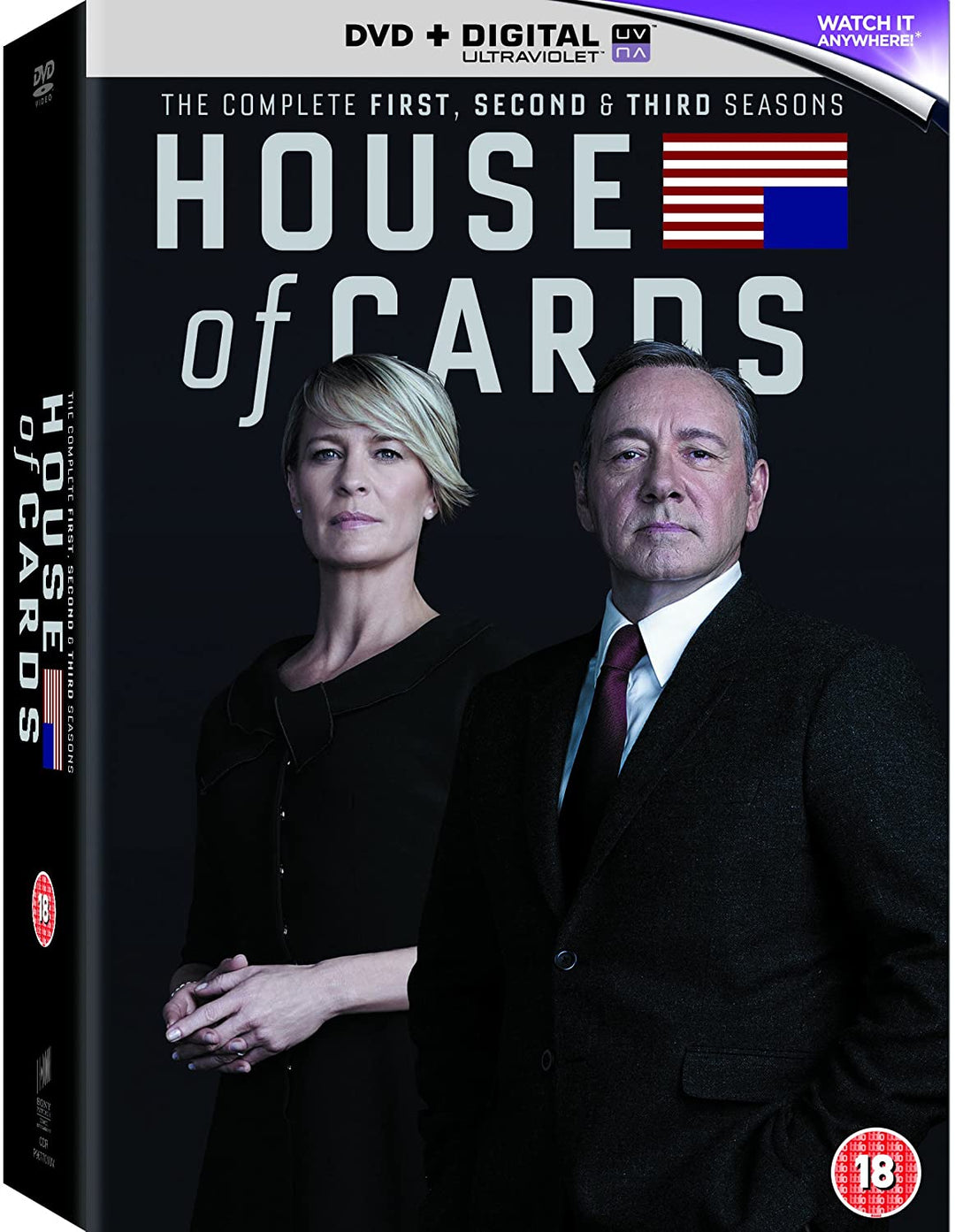 House of Cards - Season 1-3 - Drama [DVD]