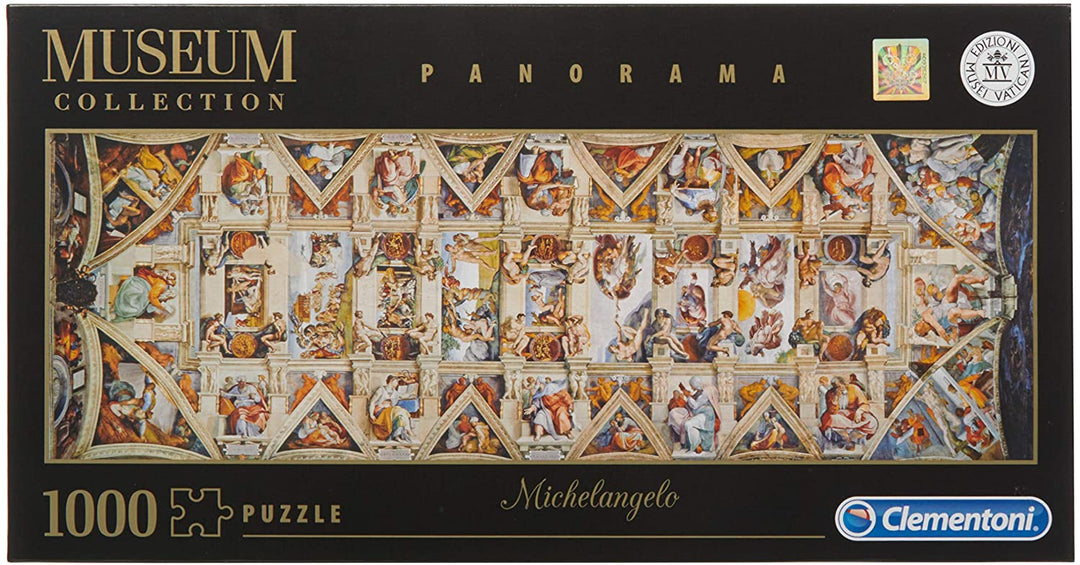 Clementoni 39498 Vatican Puzzle Sistina Hat Panorama puzzle for adults and children 1000 Pieces