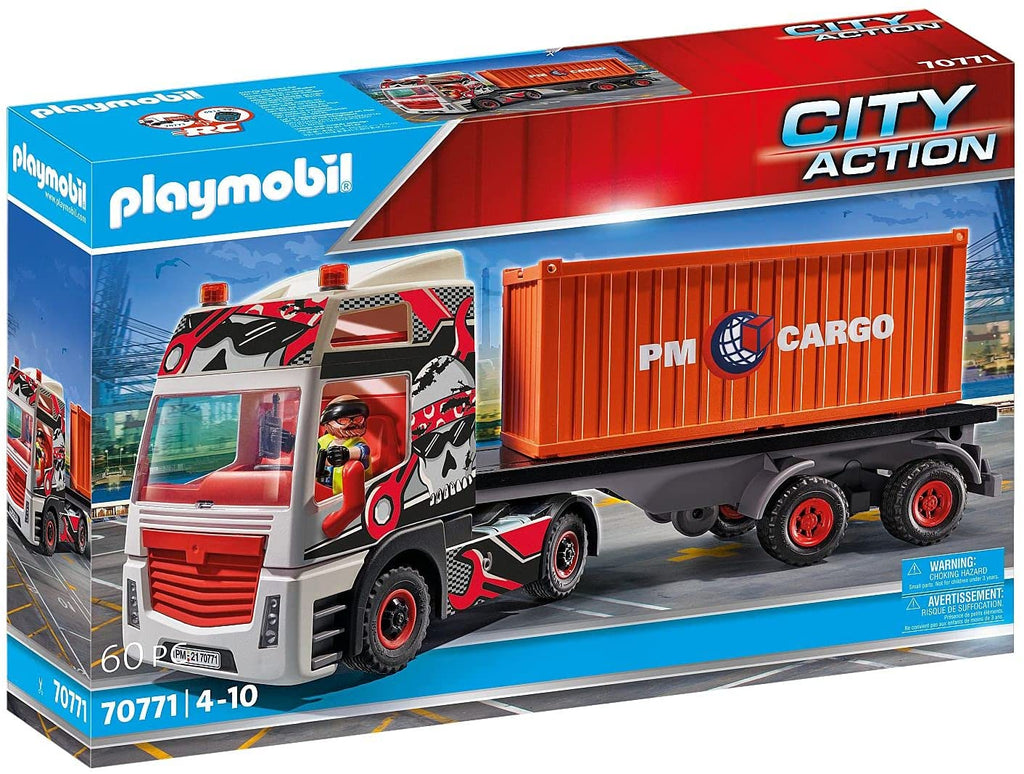 Playmobil City Action 70771 Truck with Cargo Container, RC