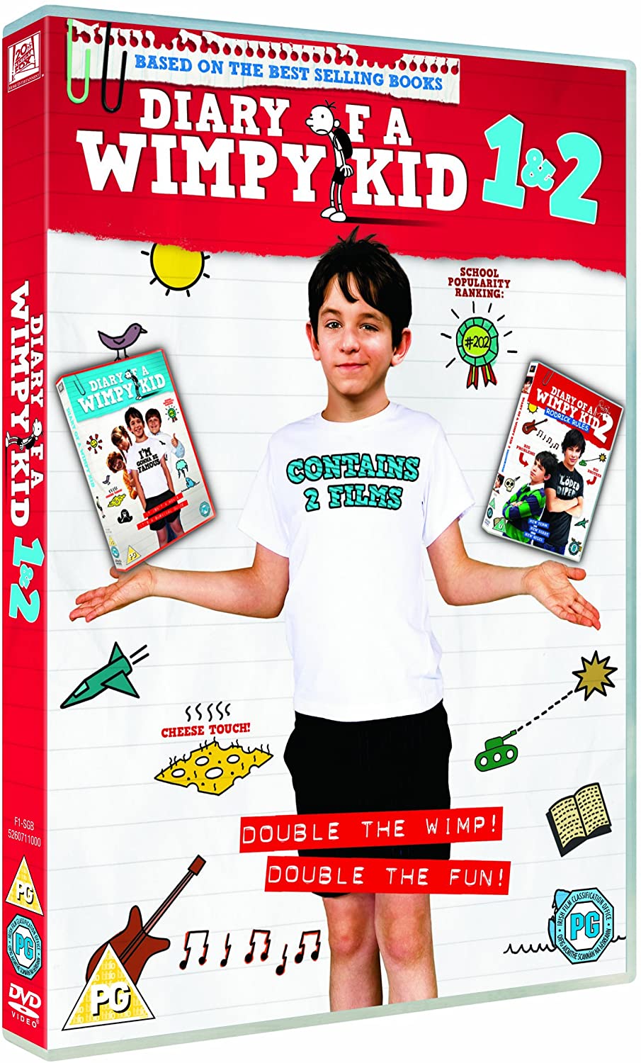 Diary of a Wimpy Kid 1 and 2 - Family/Comedy [DVD]