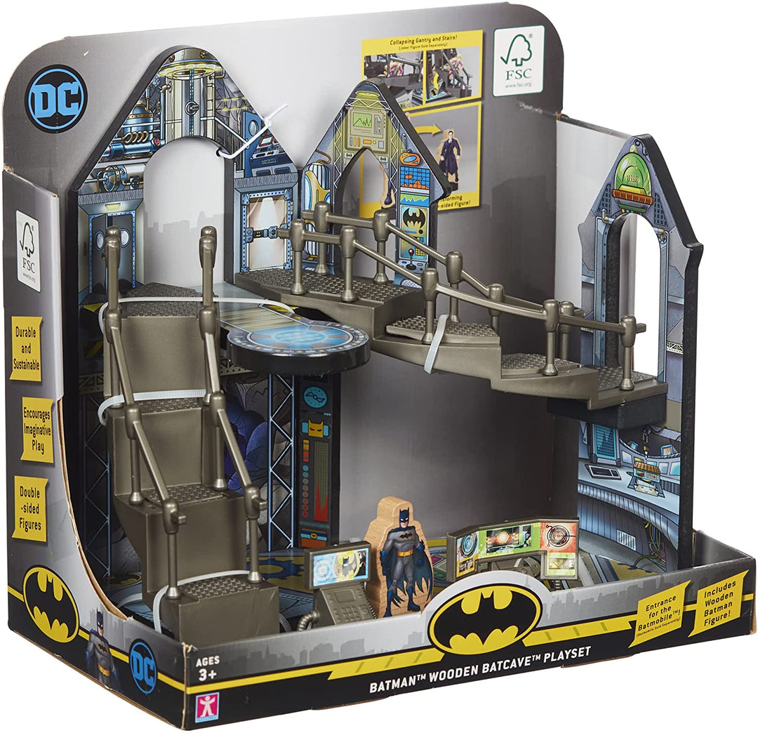 Character Options 07414 Batman Wooden Batcave Playset