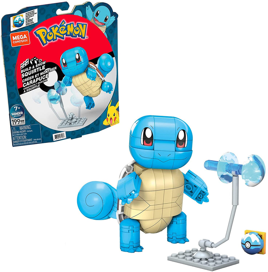 Mega Construx Pokemon Build and Show Squirtle