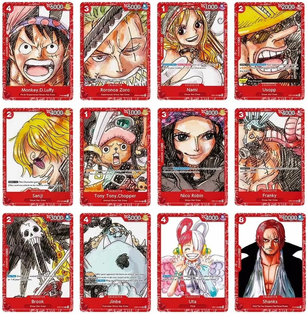 One Piece Premium Card Collection Film Red Edition Folder Binder Limited Edition