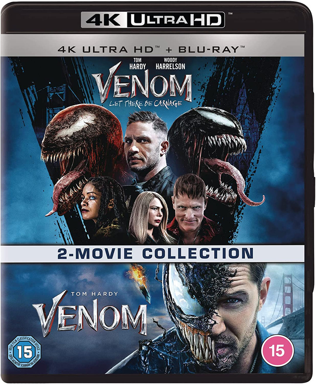 Venom 1&2: (2018) & Let There Be Carnage (4 Discs - UHD & BD) [2021] [Blu-ray]