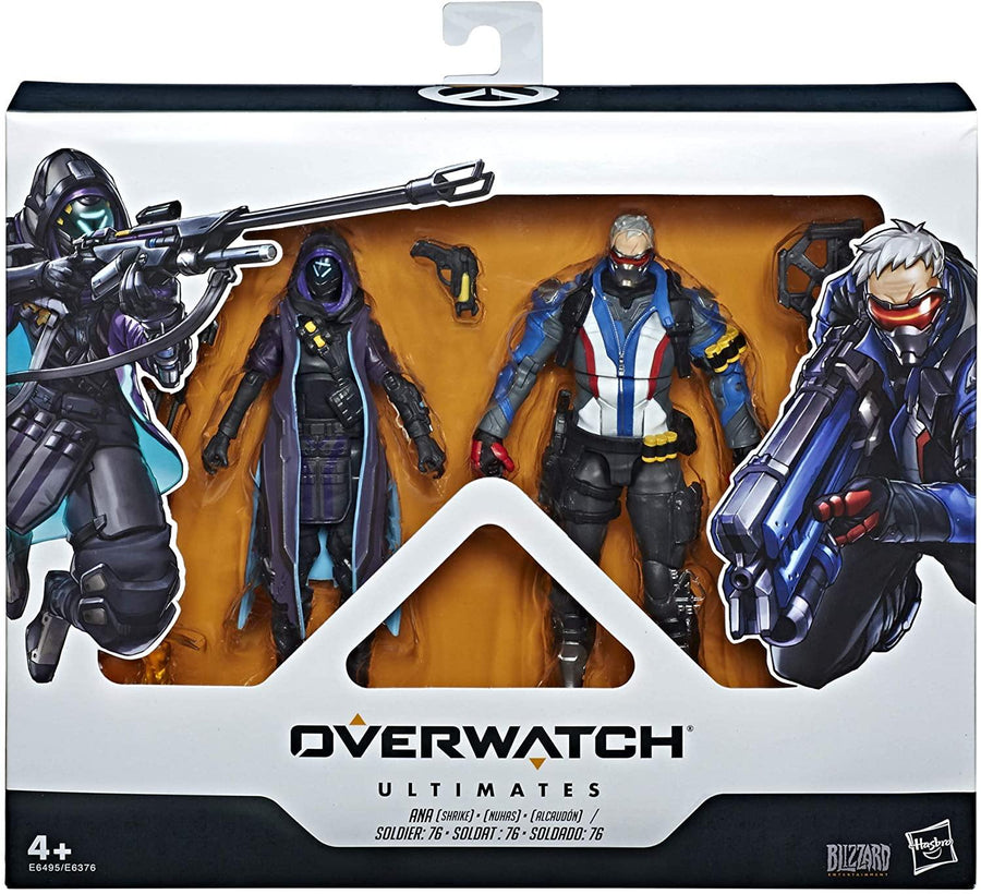 Overwatch Ultimates Series Soldier 76 und Shrike (Ana) Skin Doppel Pack 15 cm - Yachew