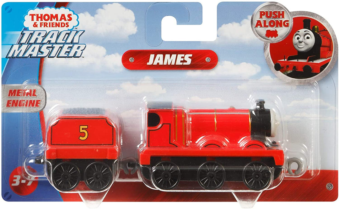 Thomas & Friends FXX21 Trackmaster Push Along James Metal Train Engine