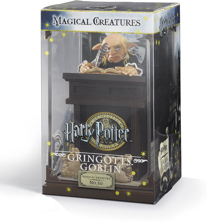 The Noble Collection - Magical Creatures Gringotts Goblin - Hand-Painted Magical Creature #10 - Officially Licensed 7in (18.5cm) Harry Potter Toys Collectable Figures - For Kids & Adults