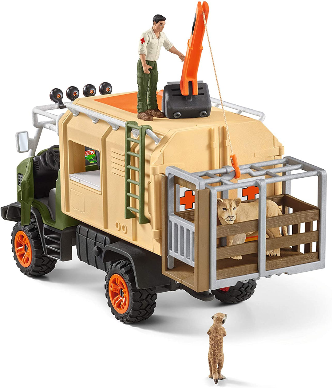 Schleich 42475 Animal Rescue Large Truck Wild Life