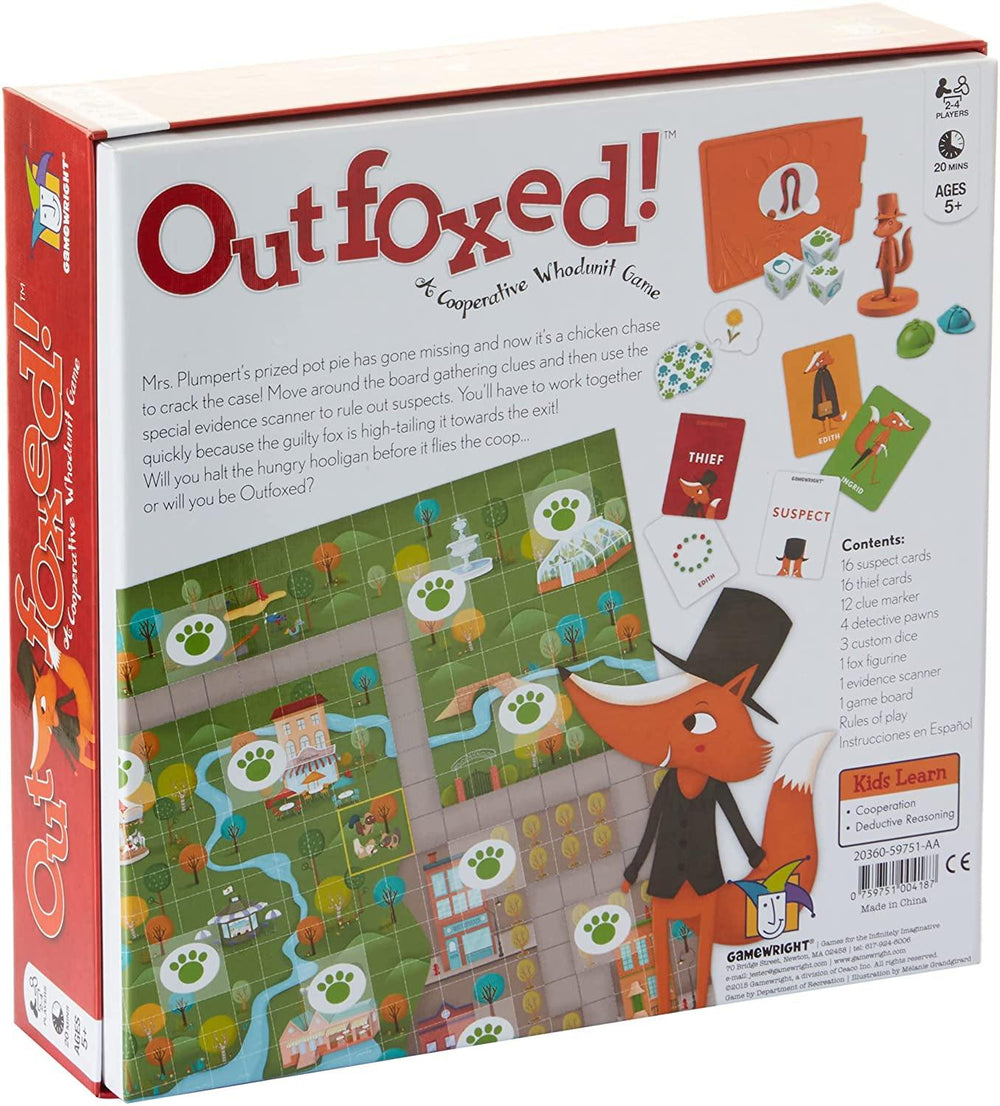 Gamewright Outfoxed Board Game - Yachew
