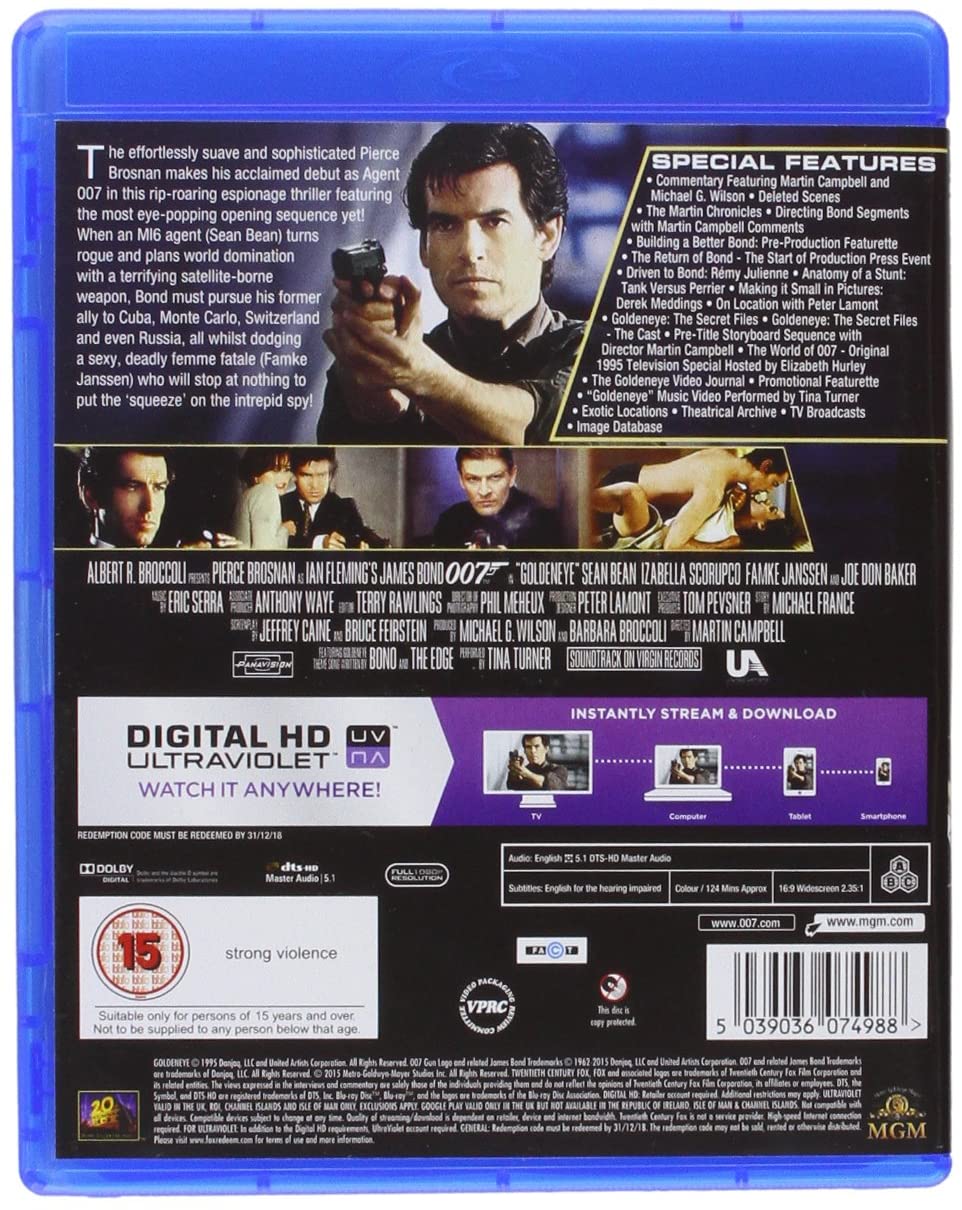 GoldenEye [1995] - Action/Adventure [Blu-ray]