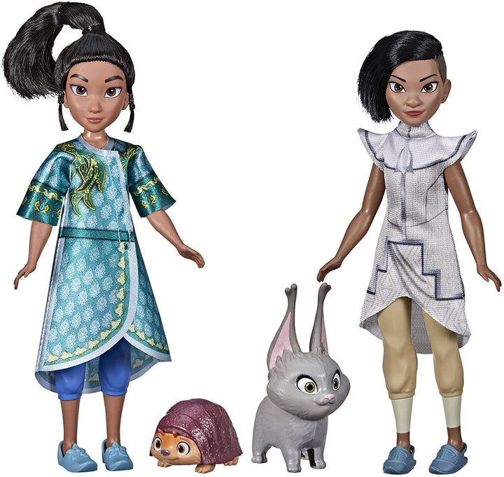 Disney's Raya and The Last Dragon Young Raya and Namaari Fashion Dolls 2-Pack, Fashion Doll Clothes