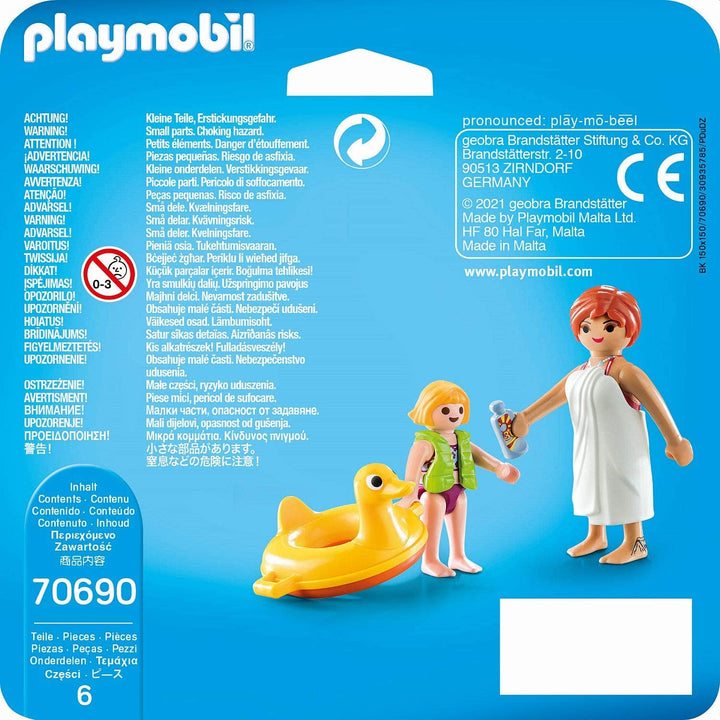 Playmobil 70690 Swimming Guests Duo Pack, Multicoloured, One Size