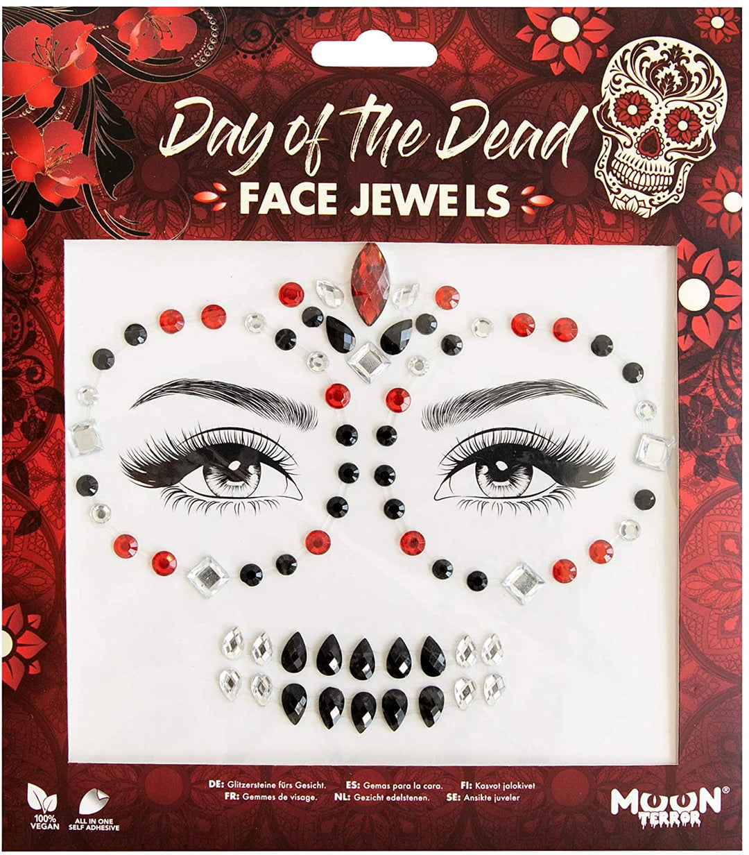 Face Jewels by Moon Terror - Festival Face Body Gems, Crystal Make up Eye Glitter