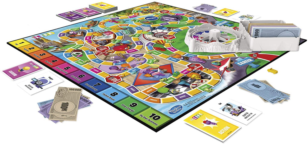 The Game of Life Game, Family Board Game for 2 to 4 Players, for Kids Ages 8